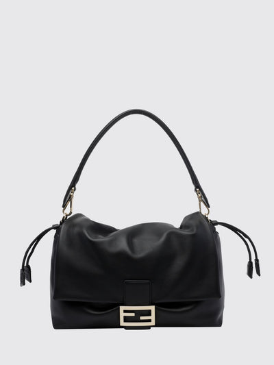 baguette large lambskin nappa shoulder bag with ff monogram