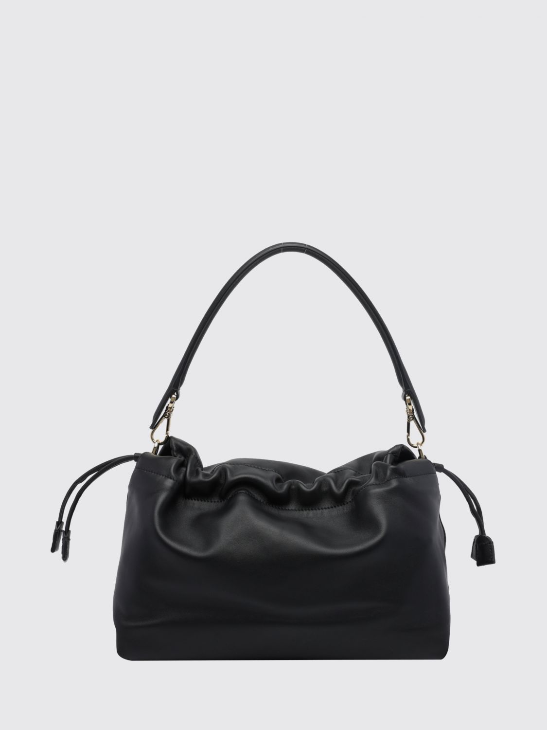 baguette large lambskin nappa shoulder bag with ff monogram