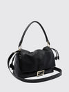 baguette large lambskin nappa shoulder bag with ff monogram