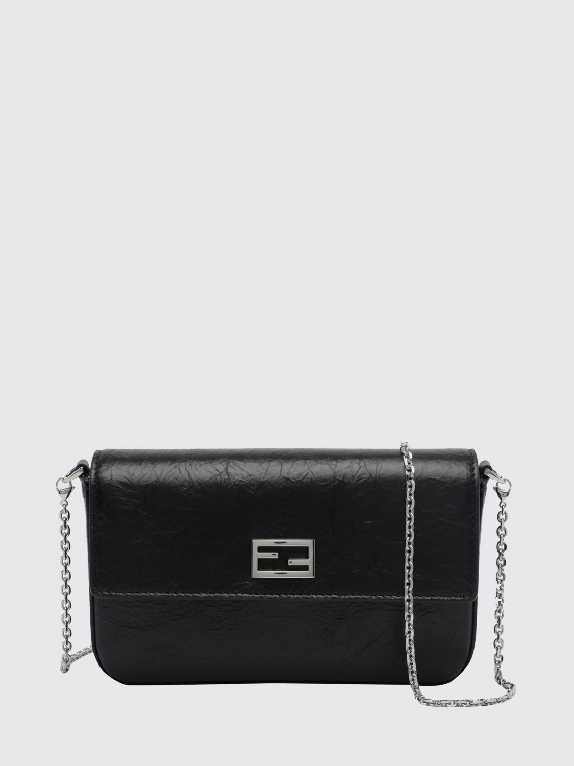 tube calfskin leather mini crossbody bag with ff monogram