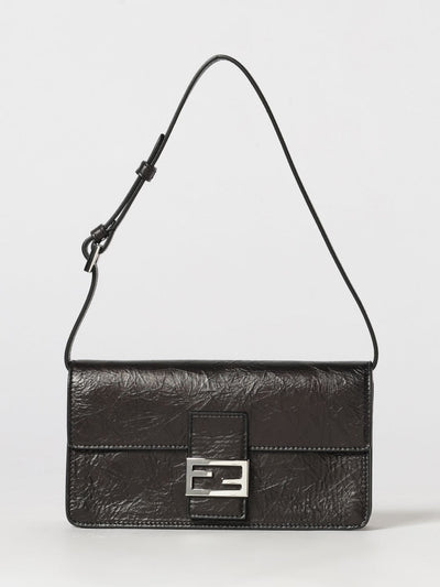 tuve crinkled calfskin leather mini bag with ff monogram