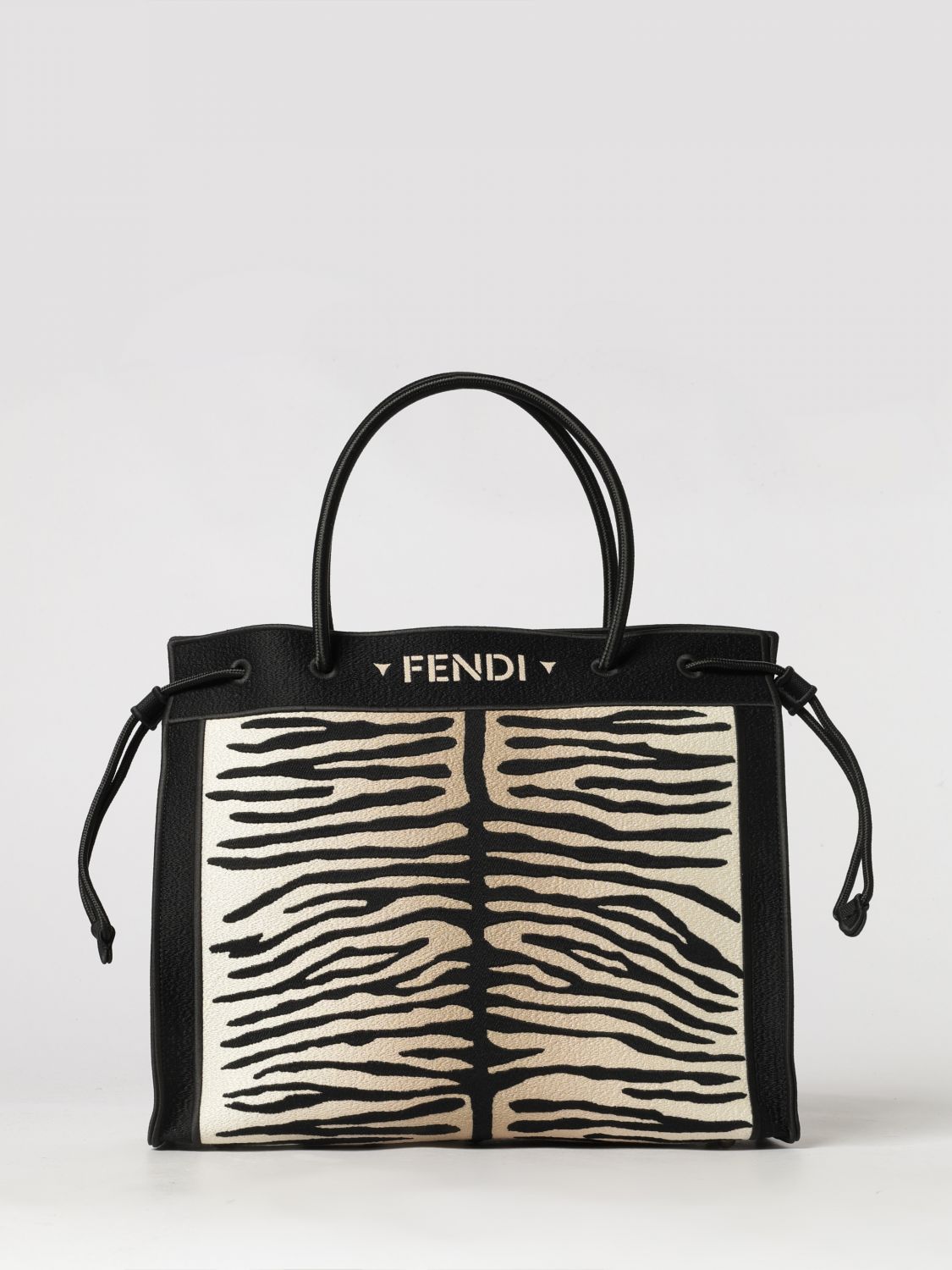 large magic animalier jacquard tote bag