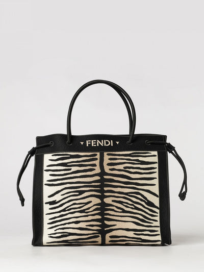 large magic animalier jacquard tote bag