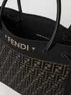 large superlight technical fabric tote bag with ff zucca pattern