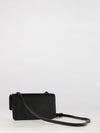 peekaboo wallet on chain in crinkled calfskin leather
