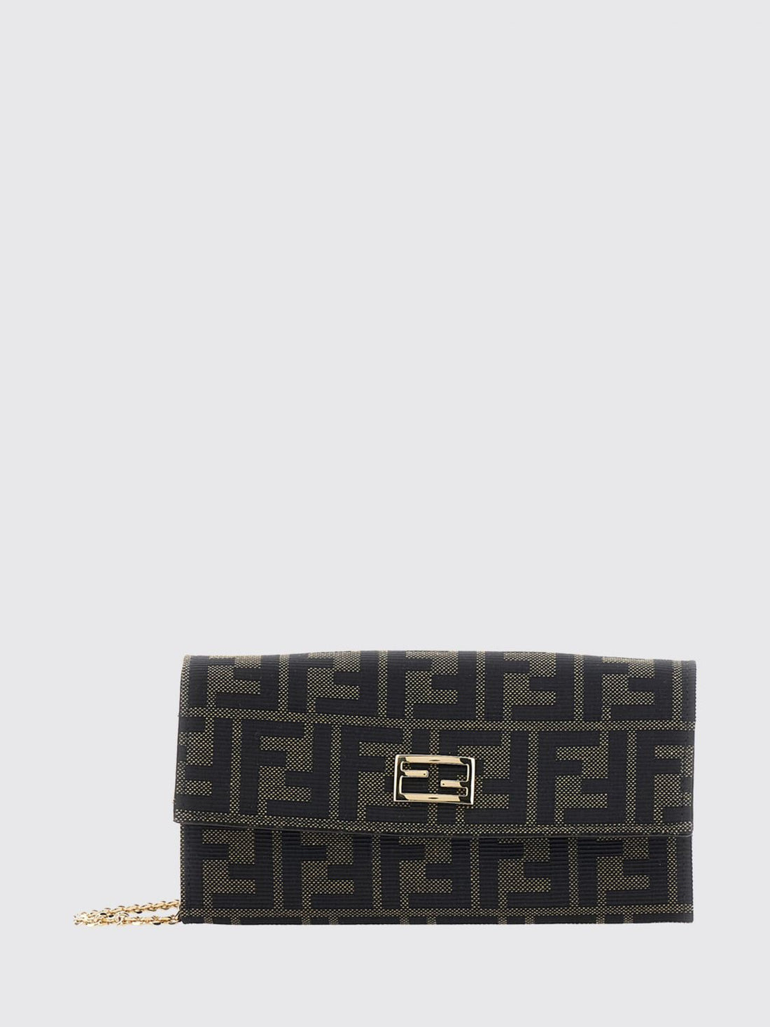 FENDI OS tube ff monogram fabric mini cross-body bag