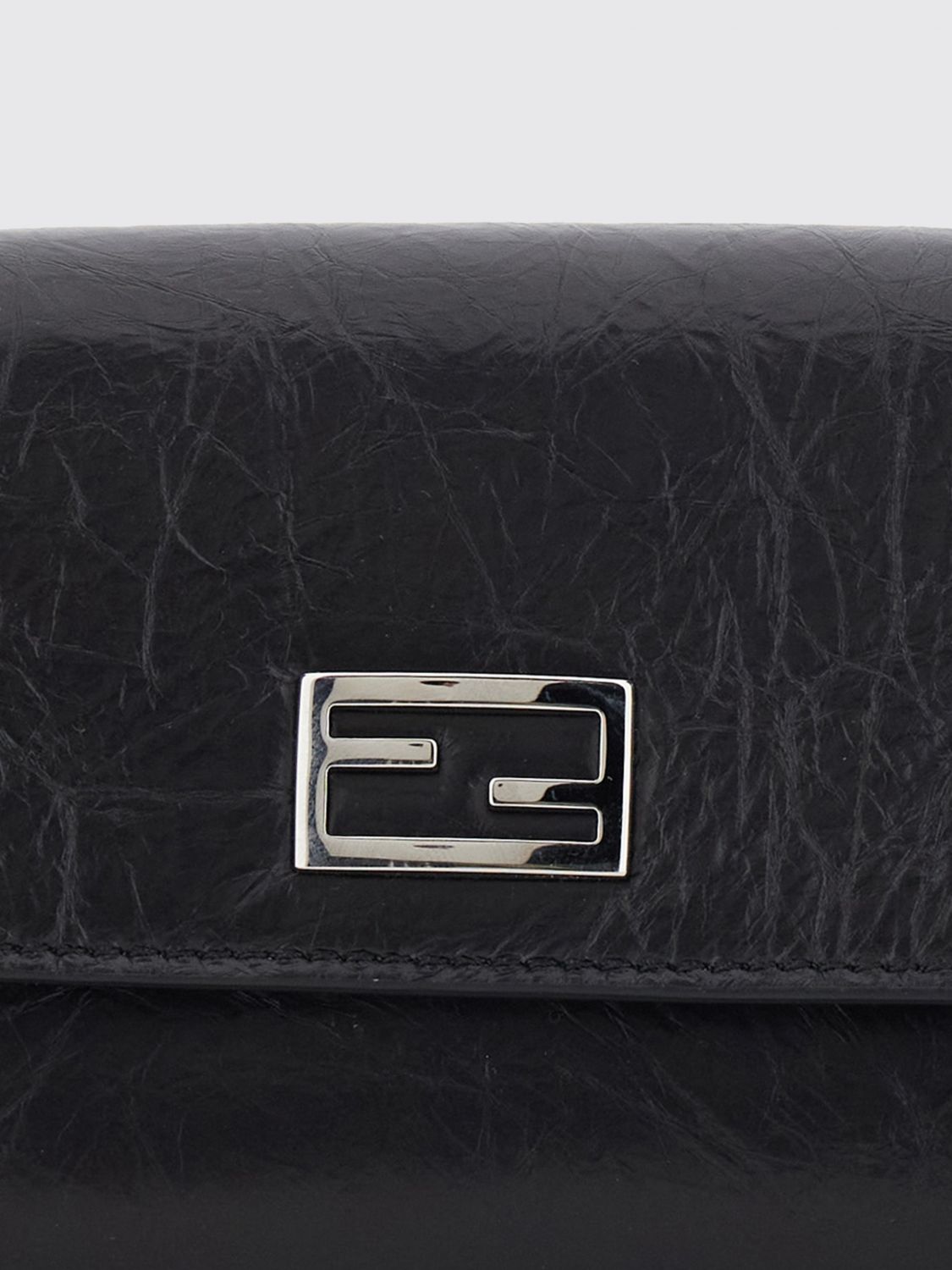 tube crinkled-effect calfskin mini cross-body bag