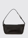 vanity crinkled leather mini bag with metal ff logo
