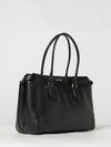 peekaboo calfskin leather shoulder bag with double handle and twist-lock closure