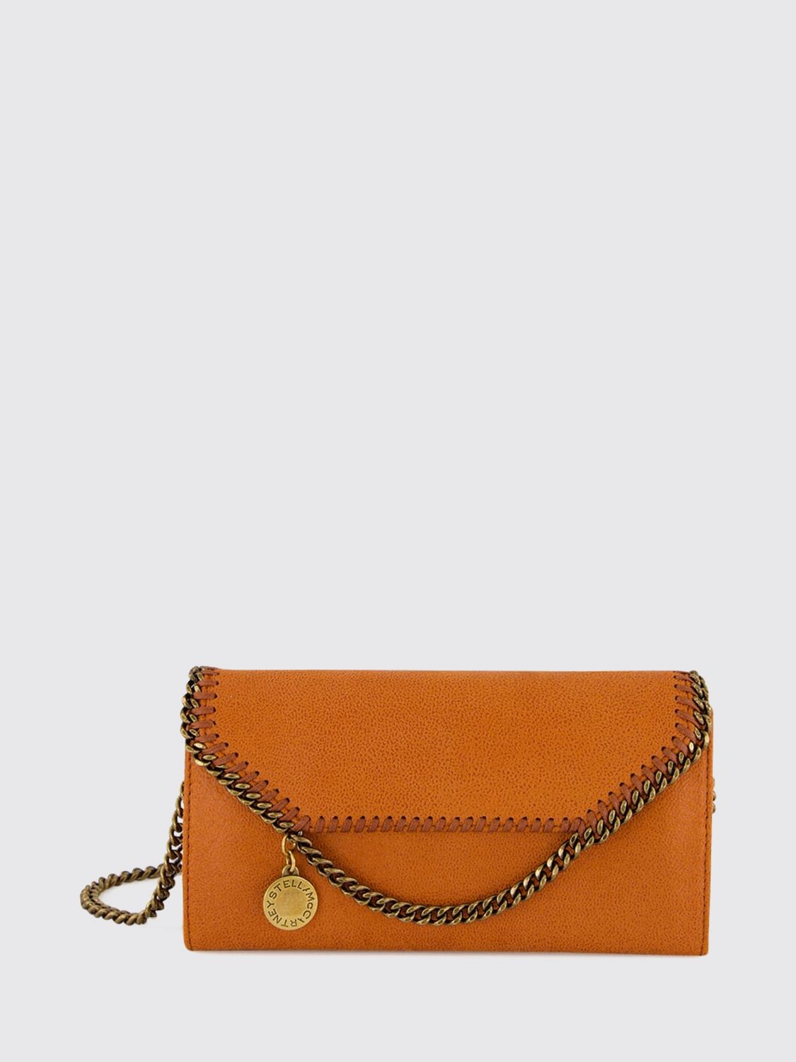 falabella mini wallet on chain bag in eco alter mat