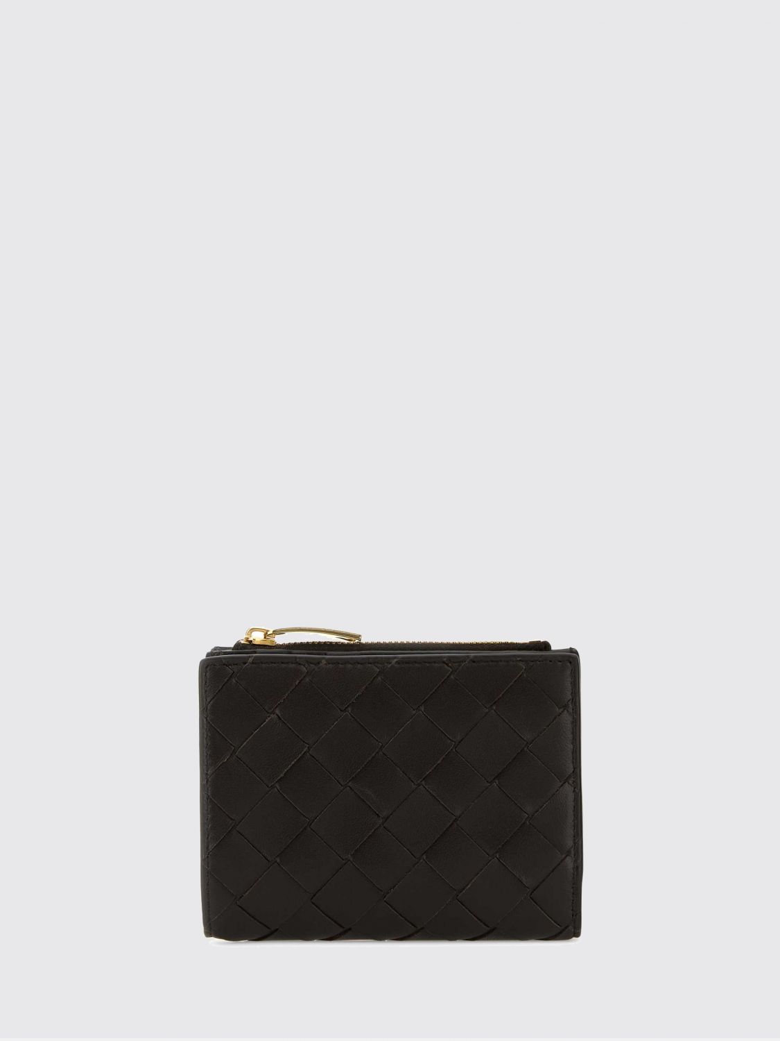 intrecciato calfskin bifold wallet