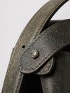 my peekaboo® calfskin leather shoulder bag with twist-lock closure