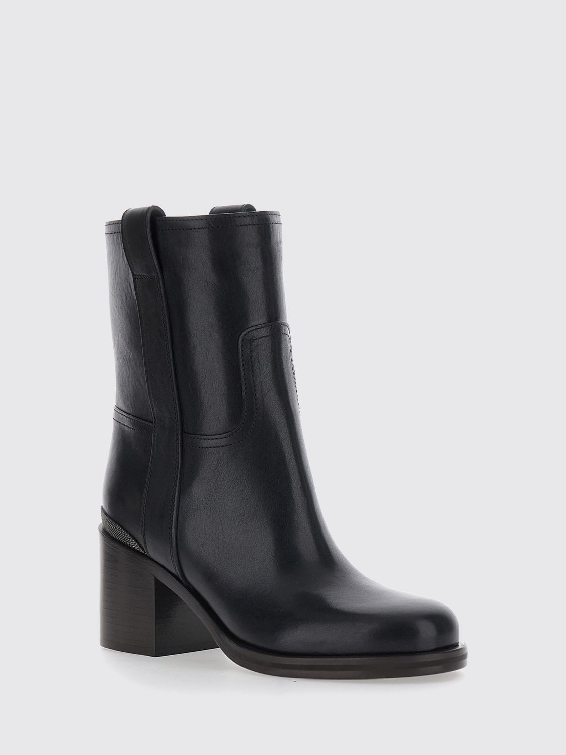 woman's flat ankle boot
