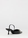 boulevard leather slingback pumps with a mid heel and horsebit detail