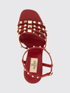 woman's heeled sandal