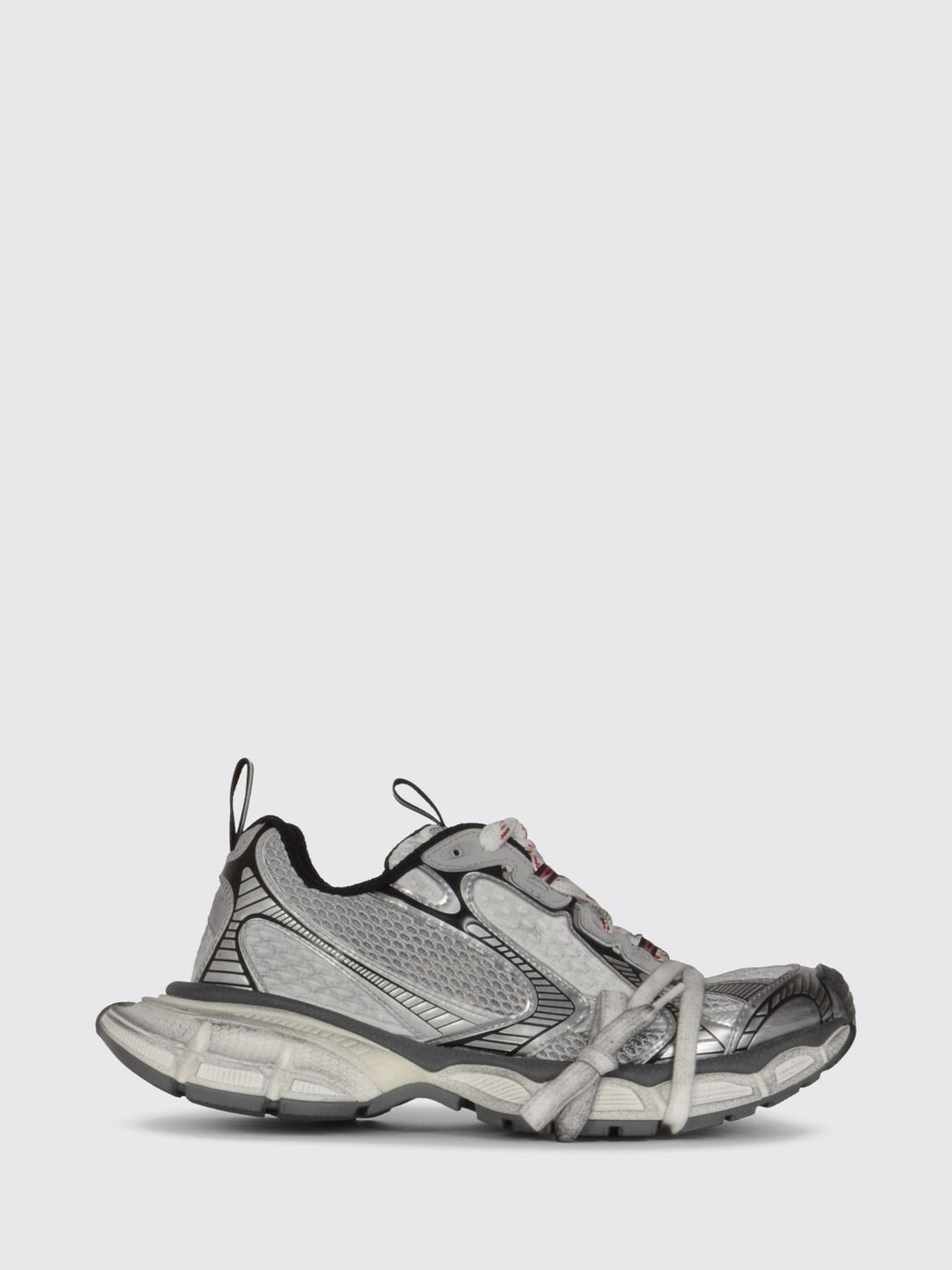 BALENCIAGA 36 3xl mesh sneakers with a distressed effect and double pull-tab