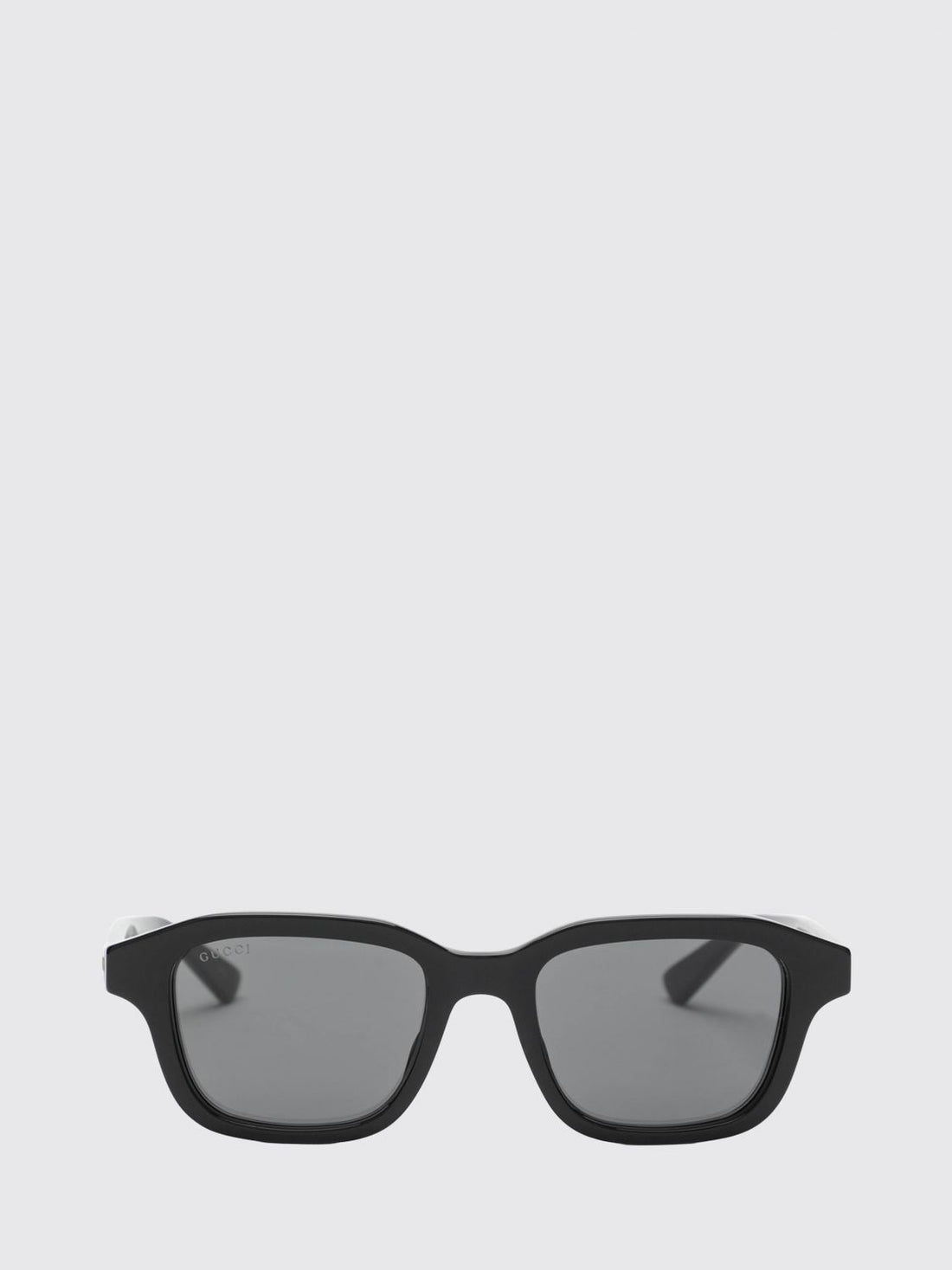 GUCCI OS rectangular cat-eye sunglasses in black acetate
