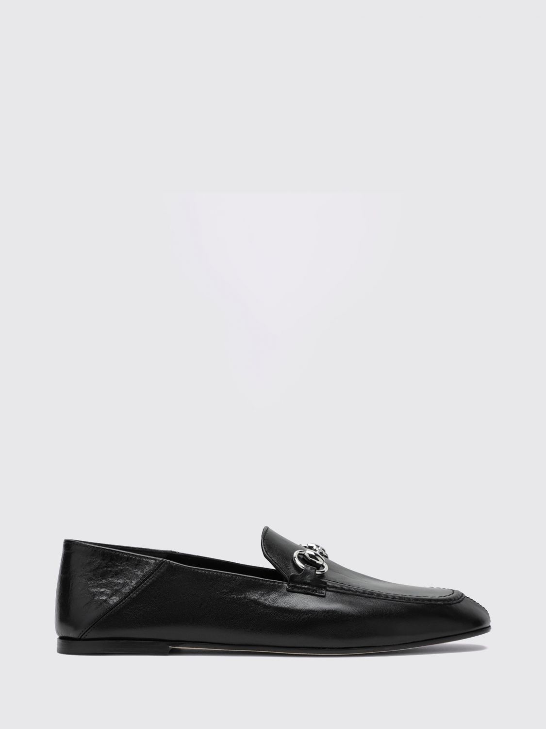 jordaan smooth leather loafers with gold-tone horsebit detail