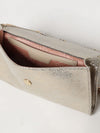 falabella mini wallet on chain bag in silver eco alter mat