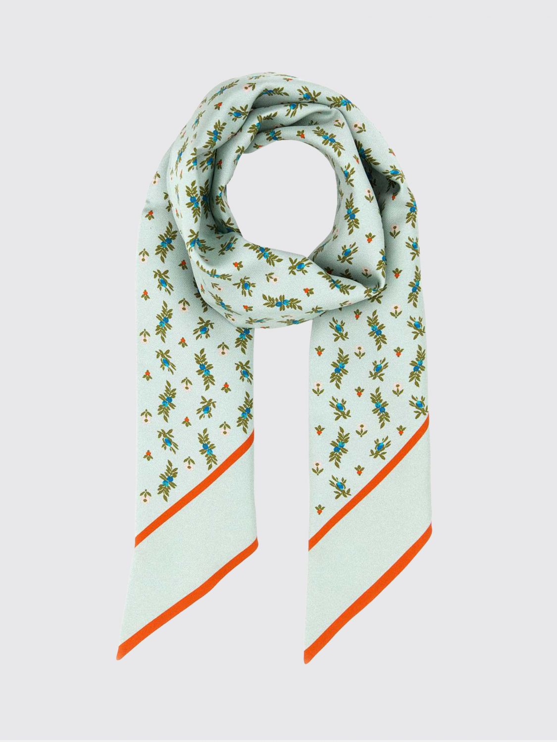 woman's neck scarf