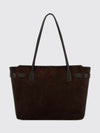 bel air medium calfskin leather tote bag with double handle