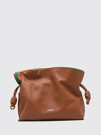 flamenco smooth calfskin clutch with removable shoulder strap