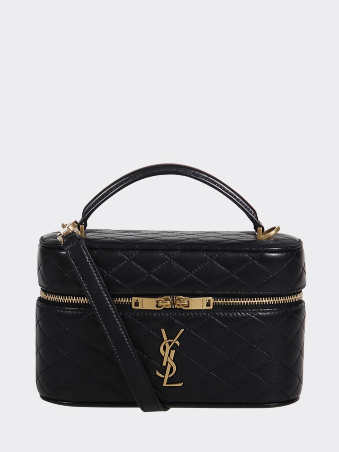 Gaby Vanity Quilted Lambskin Bag
