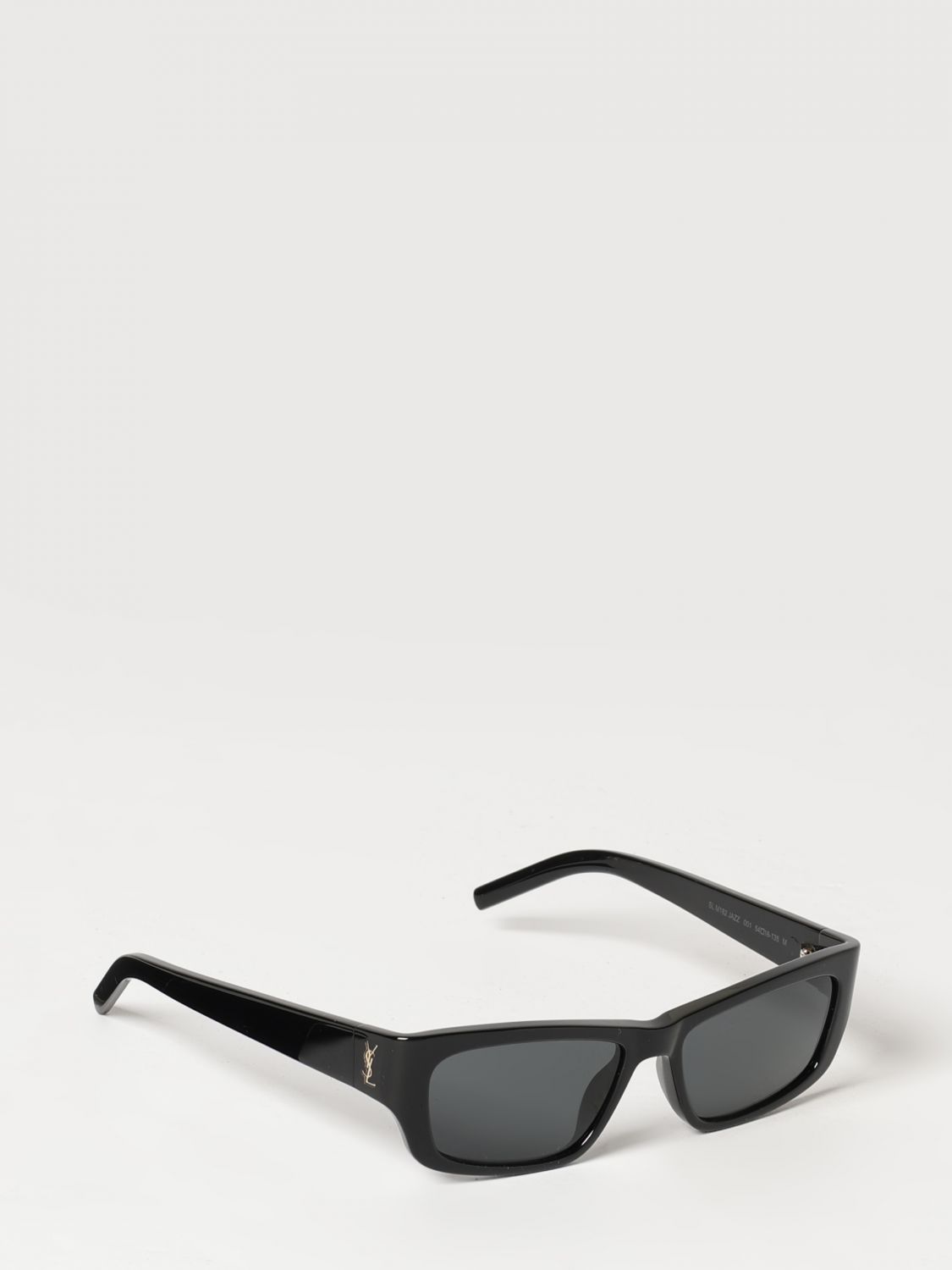 tortoiseshell acetate sunglasses with ysl monogram