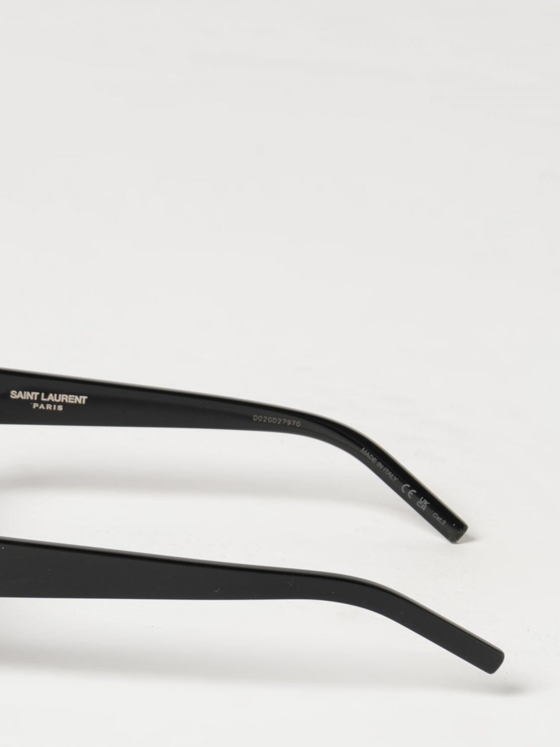 tortoiseshell acetate sunglasses with ysl monogram