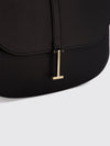 grained calfskin leather crossbody bag with monogram logo