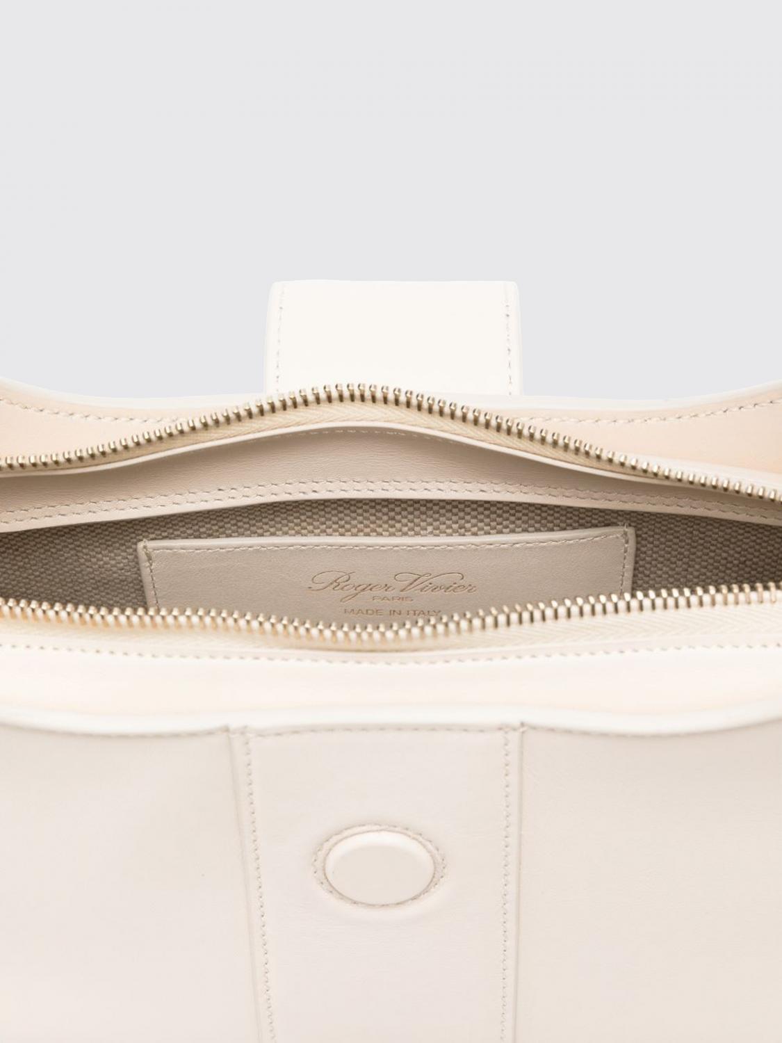 belle vivier smooth leather hobo bag with iconic buckle