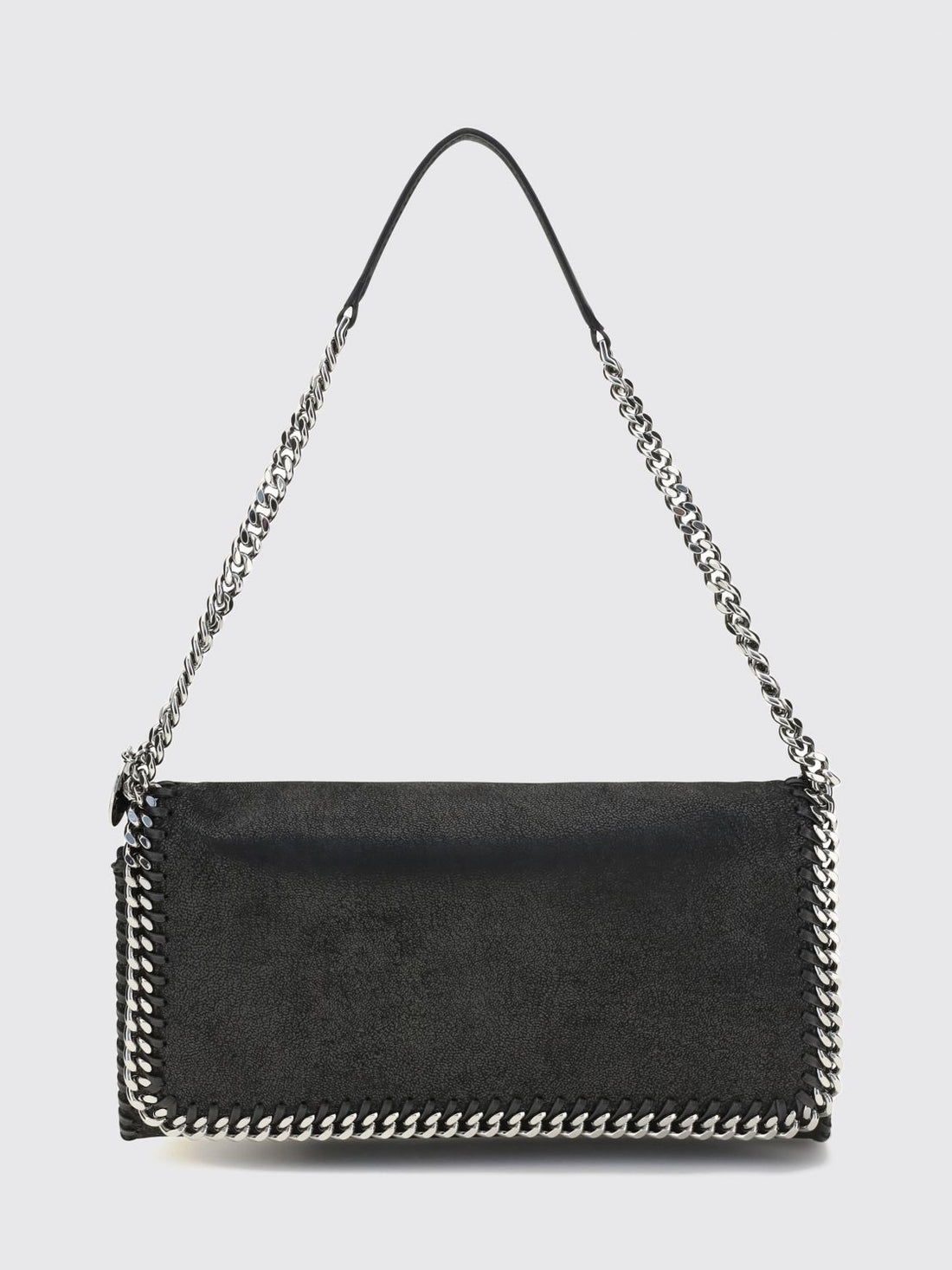 STELLA MCCARTNEY OS falabella alter mat shoulder bag with chain trim