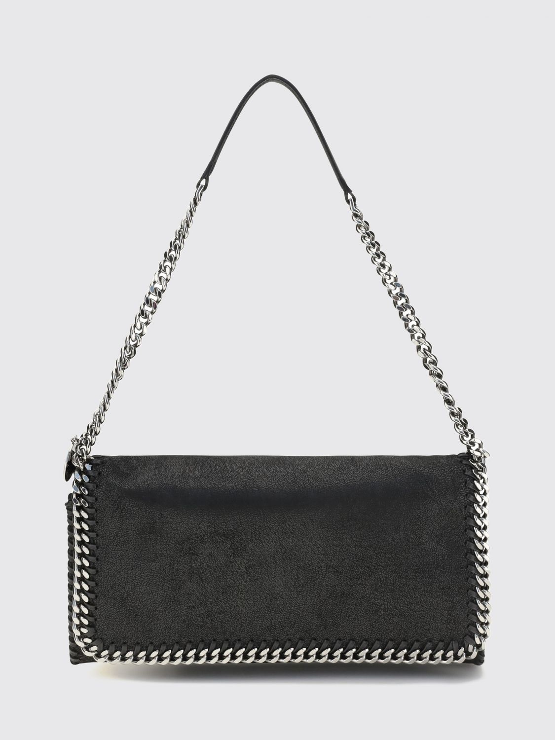falabella alter mat shoulder bag with chain trim