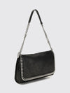 falabella alter mat shoulder bag with chain trim