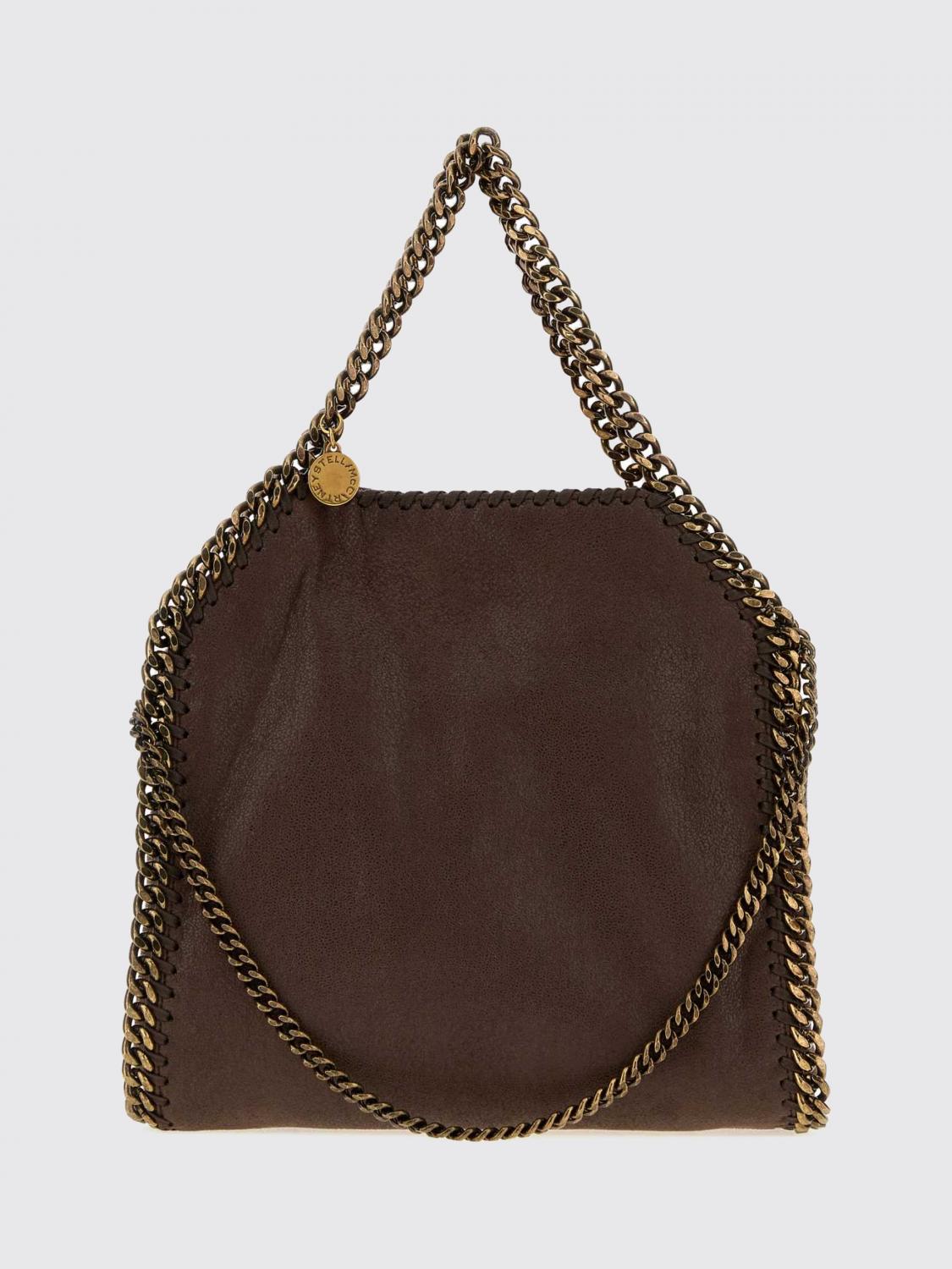 falabella mini bag in eco alter mat with chain trim