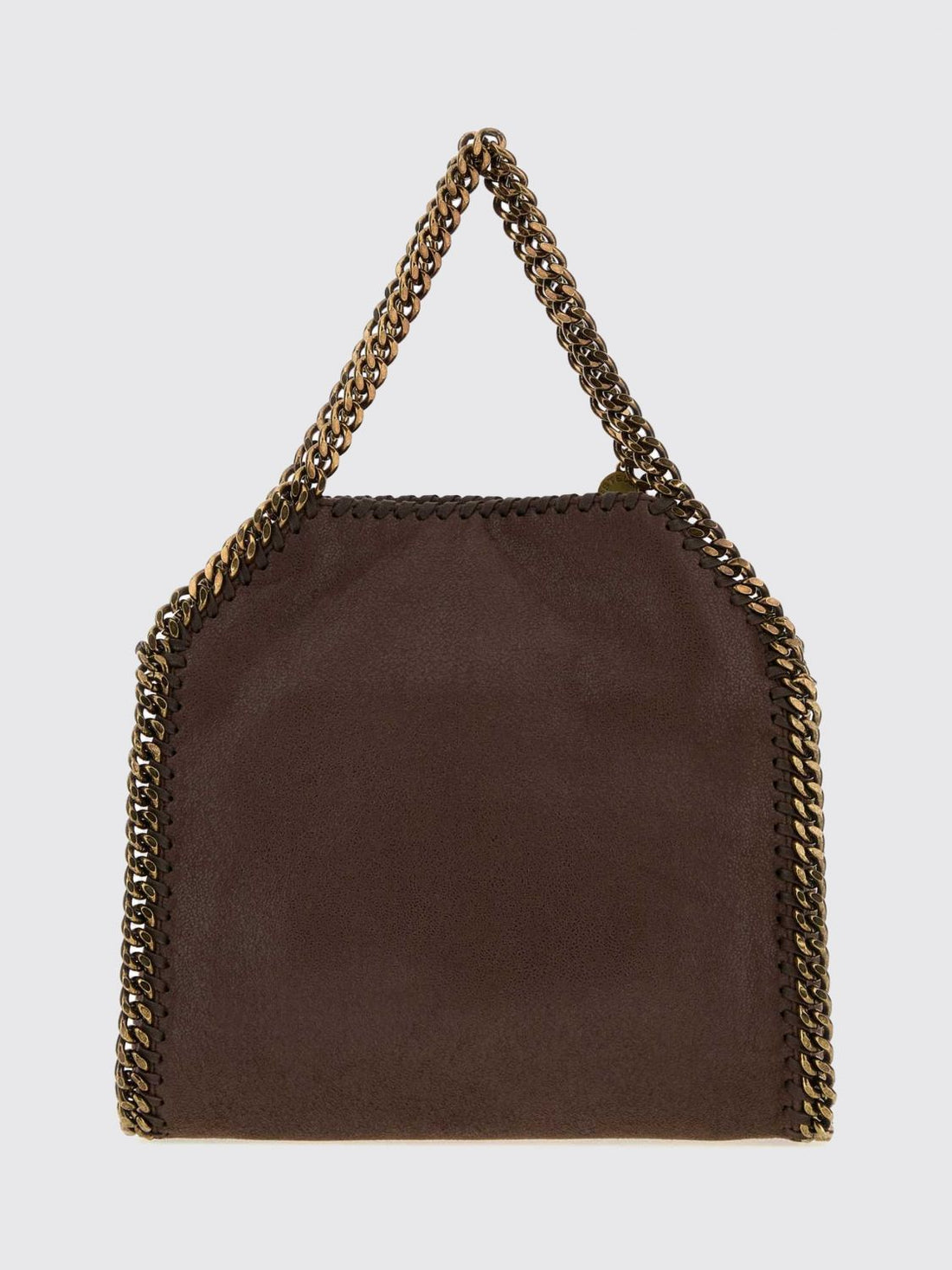 STELLA MCCARTNEY OS falabella mini bag in eco alter mat with chain trim