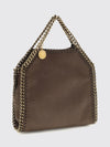 falabella mini bag in eco alter mat with chain trim