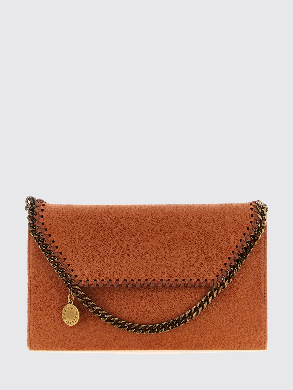 falabella wallet on chain mini bag with chain trim