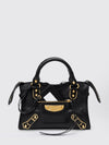 le city uptown studded and embroidered leather handbag