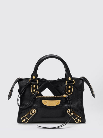 le city uptown studded and embroidered leather handbag