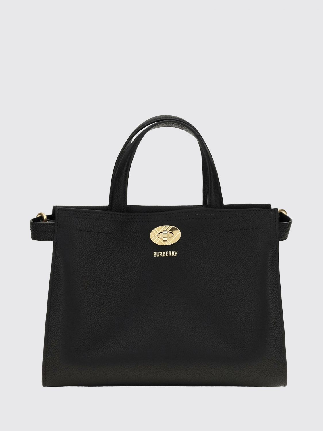 cotswolds small calfskin leather tote bag with check motif