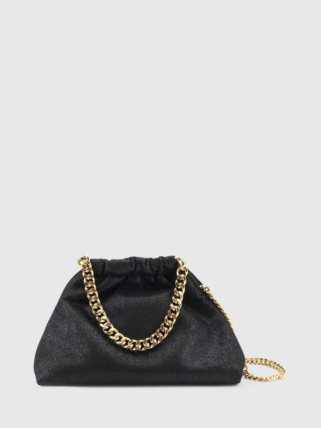 STELLA MCCARTNEY OS falabella mini handbag in synthetic leather with chain trim