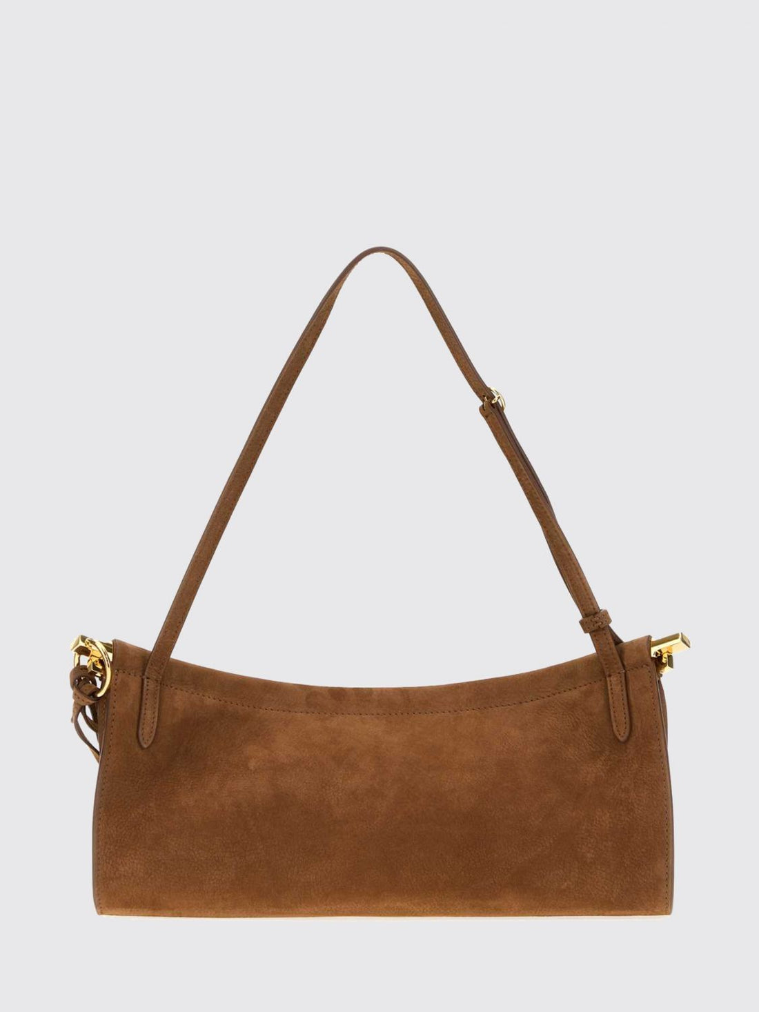 ALAÏA OS le click east west suede calfskin shoulder bag