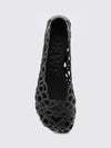 anagram petal nappa ballet flats with cut-out monogram