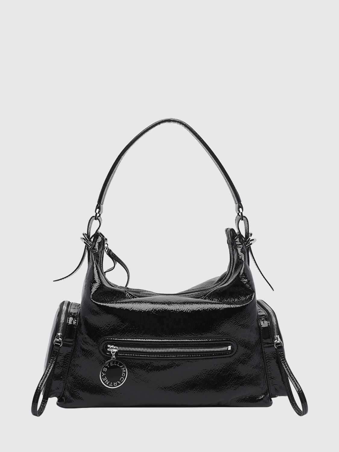 dartmoor naplak shoulder bag with metallic logo