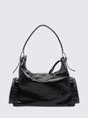 dartmoor naplak shoulder bag with metallic logo