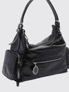dartmoor naplak shoulder bag with metallic logo
