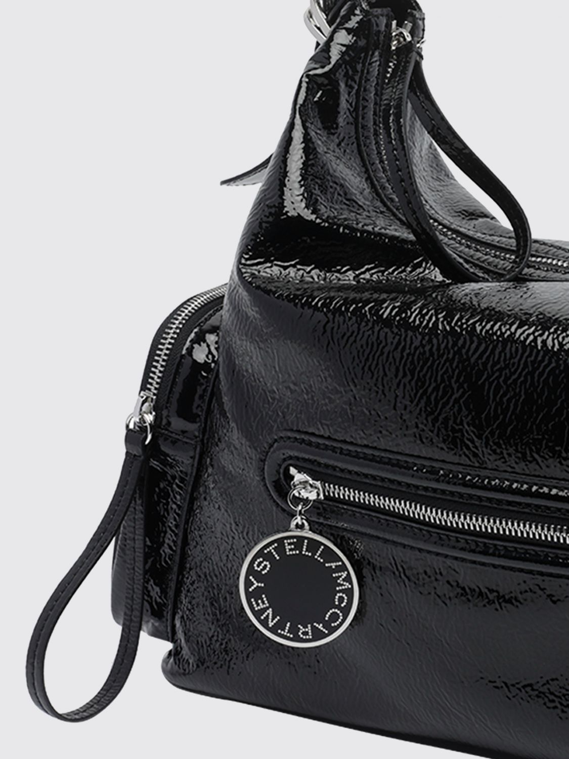 dartmoor naplak shoulder bag with metallic logo