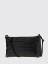 intrecciato calfskin leather crossbody bag