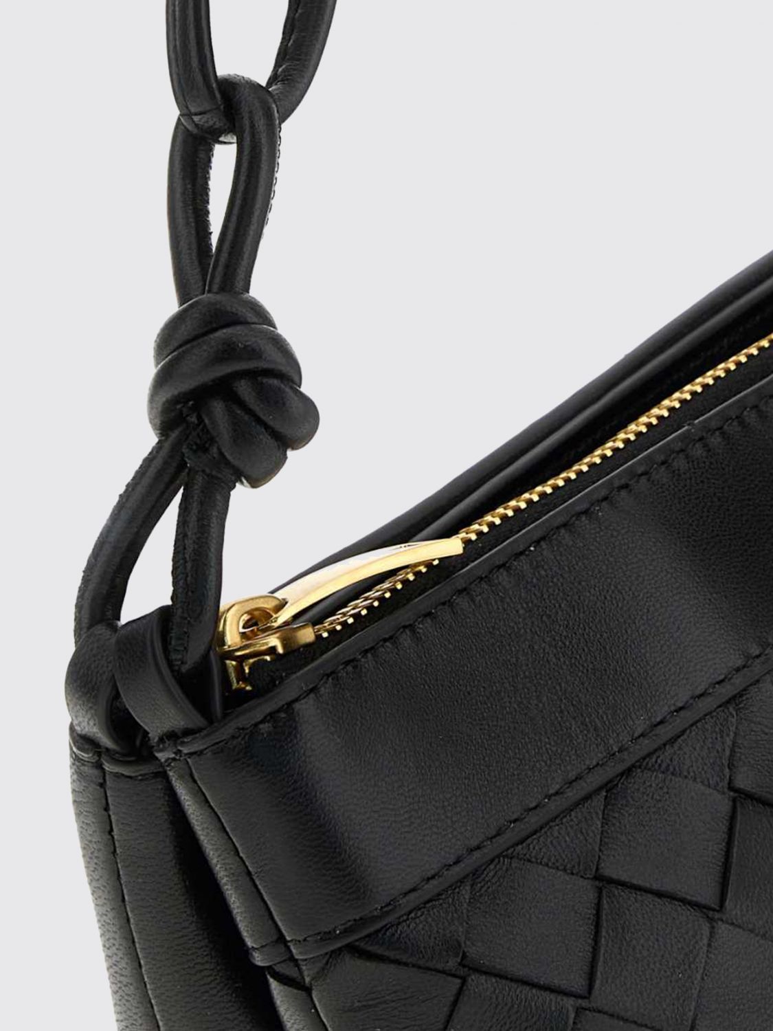 intrecciato calfskin leather crossbody bag